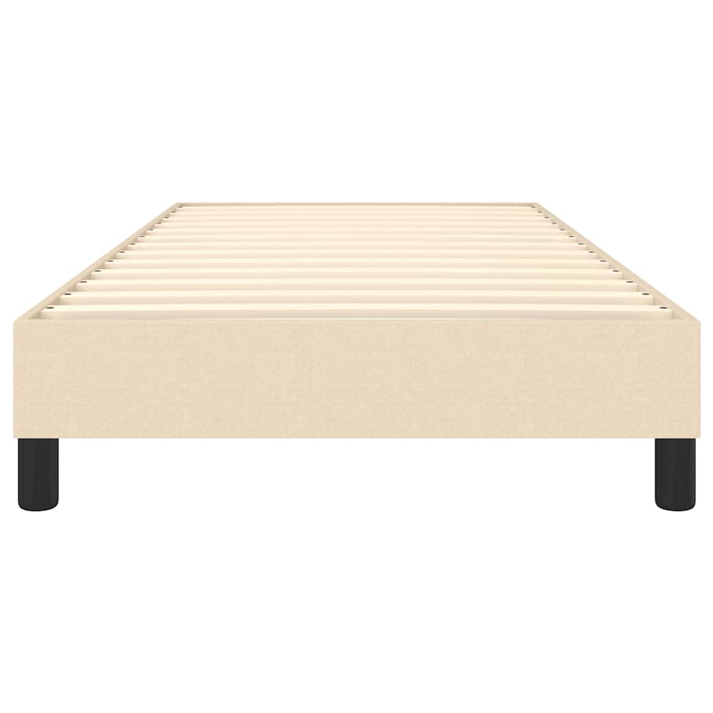 Struttura Letto a Rete a Molle Crema 80x200 cm in Tessuto | homemem39