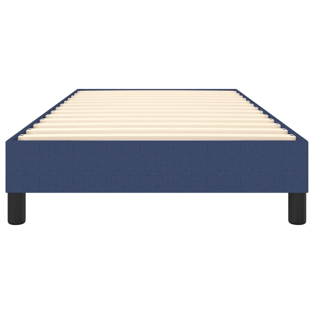 Struttura Letto a Rete a Molle Blu 80x200 cm in Tessuto | homemem39
