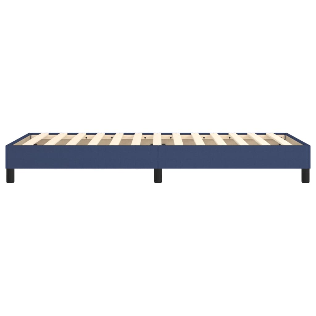 Struttura Letto a Rete a Molle Blu 80x200 cm in Tessuto | homemem39