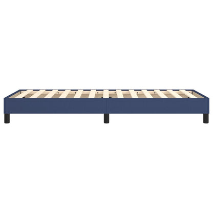 Struttura Letto a Rete a Molle Blu 80x200 cm in Tessuto | homemem39