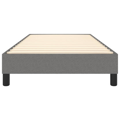 Struttura Letto a Rete a Molle Grigio Scuro 90x190 cm Tessuto | homemem39
