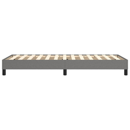 Struttura Letto a Rete a Molle Grigio Scuro 90x190 cm Tessuto | homemem39