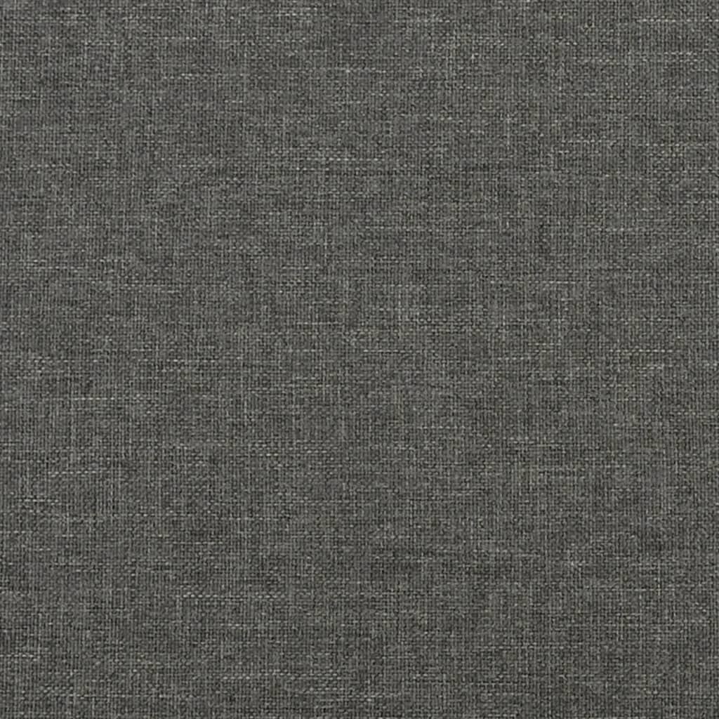 Struttura Letto a Rete a Molle Grigio Scuro 90x190 cm Tessuto | homemem39