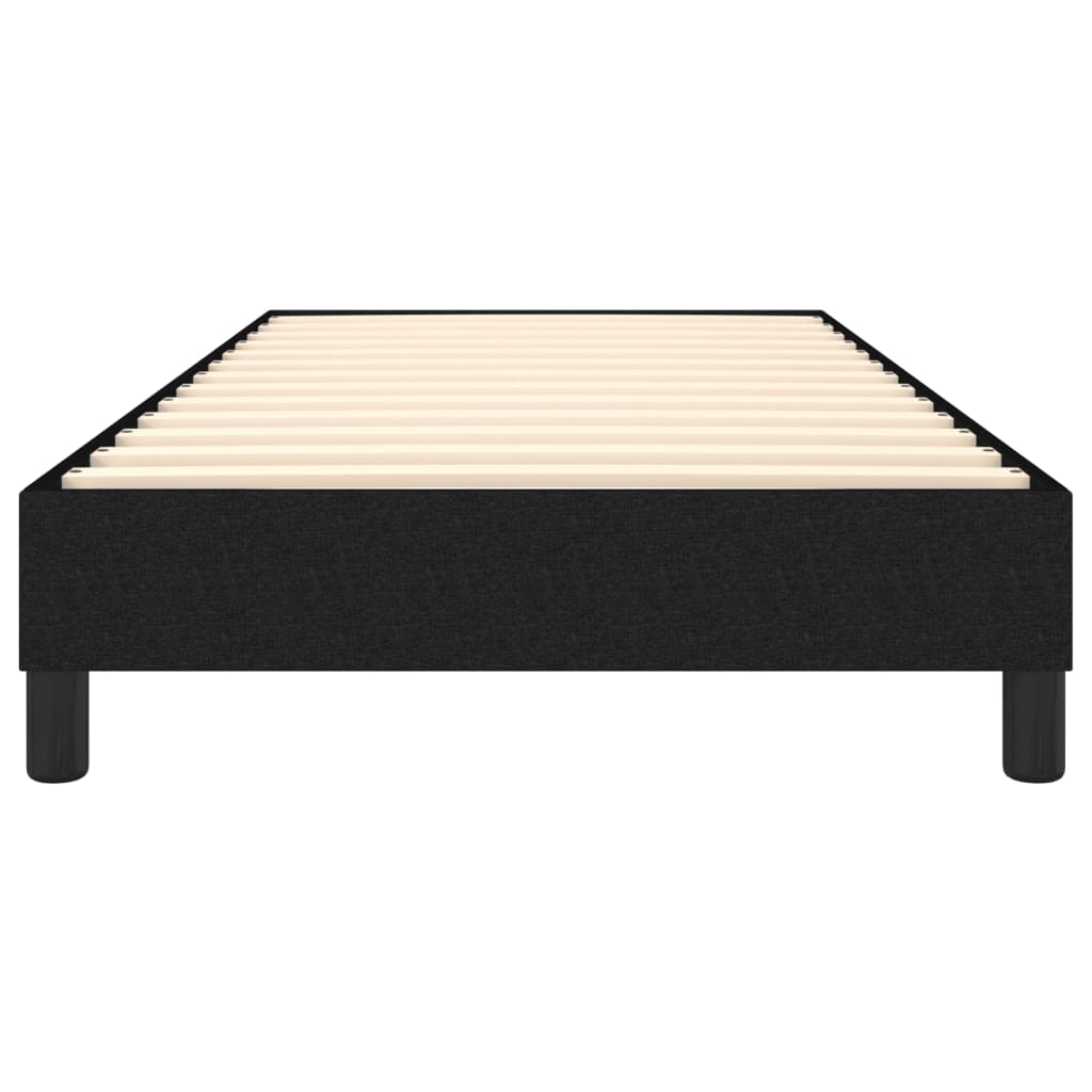 Struttura Letto a Rete a Molle Nero 90x190 cm in Tessuto | homemem39