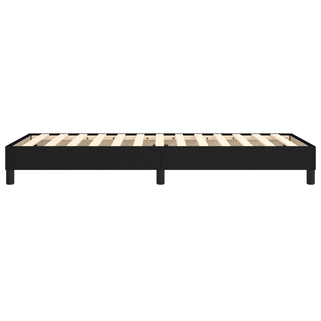 Struttura Letto a Rete a Molle Nero 90x190 cm in Tessuto | homemem39