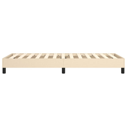 Struttura Letto a Rete a Molle Crema 90x190 cm in Tessuto | homemem39