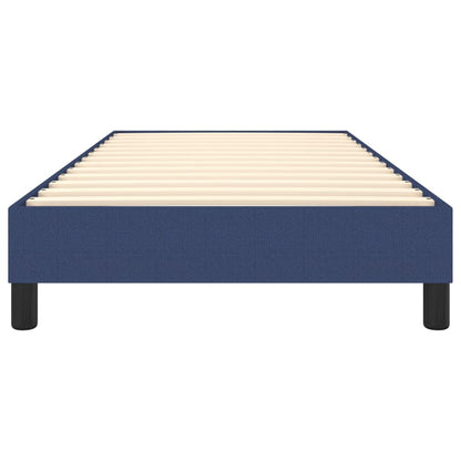 Struttura Letto a Rete a Molle Blu 90x190 cm in Tessuto | homemem39