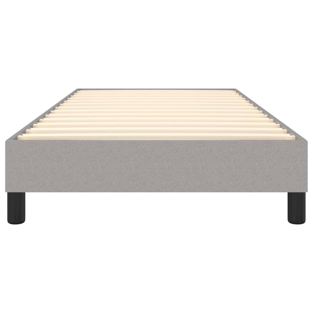 Struttura Letto a Rete a Molle Grigio Chiaro 90x200 cm Tessuto | homemem39