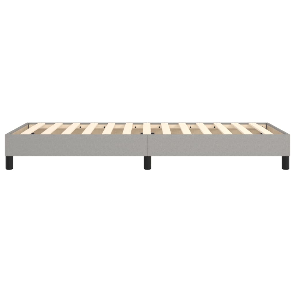Struttura Letto a Rete a Molle Grigio Chiaro 90x200 cm Tessuto | homemem39