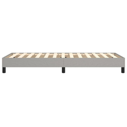 Struttura Letto a Rete a Molle Grigio Chiaro 90x200 cm Tessuto | homemem39