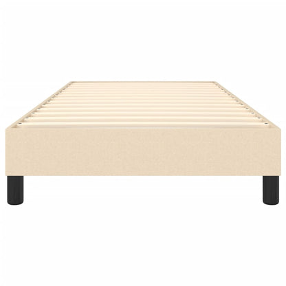 Struttura Letto a Rete a Molle Crema 90x200 cm in Tessuto | homemem39