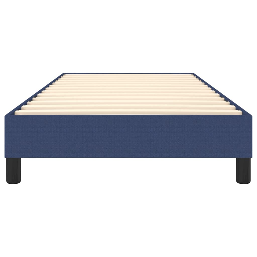 Struttura Letto a Rete a Molle Blu 90x200 cm in Tessuto | homemem39