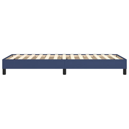 Struttura Letto a Rete a Molle Blu 90x200 cm in Tessuto | homemem39