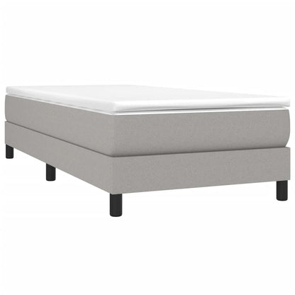Struttura Letto a Rete a Molle Grigio Chiaro 100x200 cm Tessuto | homemem39