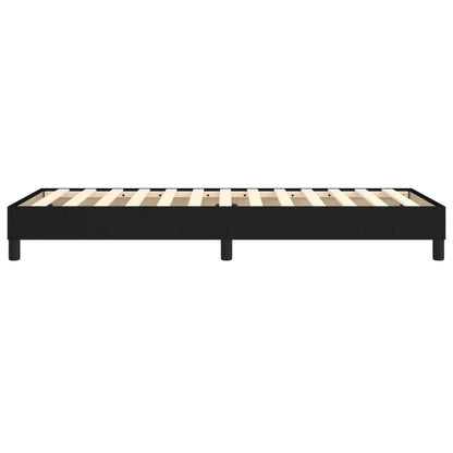 Struttura Letto a Rete a Molle Nero 100x200 cm in Tessuto | homemem39