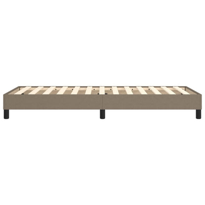 Struttura Letto a Rete a Molle Tortora 100x200 cm in Tessuto