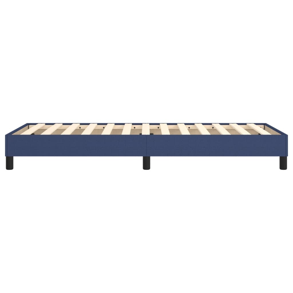 Struttura Letto a Rete a Molle Blu 100x200 cm in Tessuto | homemem39