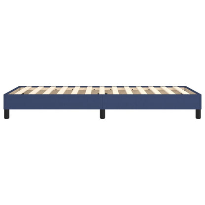 Struttura Letto a Rete a Molle Blu 100x200 cm in Tessuto | homemem39