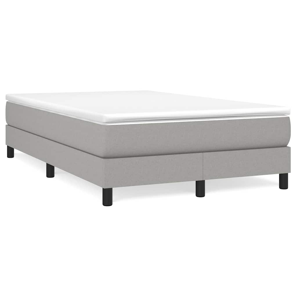 Struttura Letto a Rete a Molle Grigio Chiaro 120x200 cm Tessuto