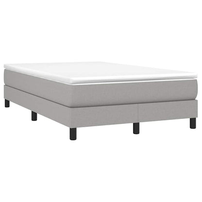 Struttura Letto a Rete a Molle Grigio Chiaro 120x200 cm Tessuto