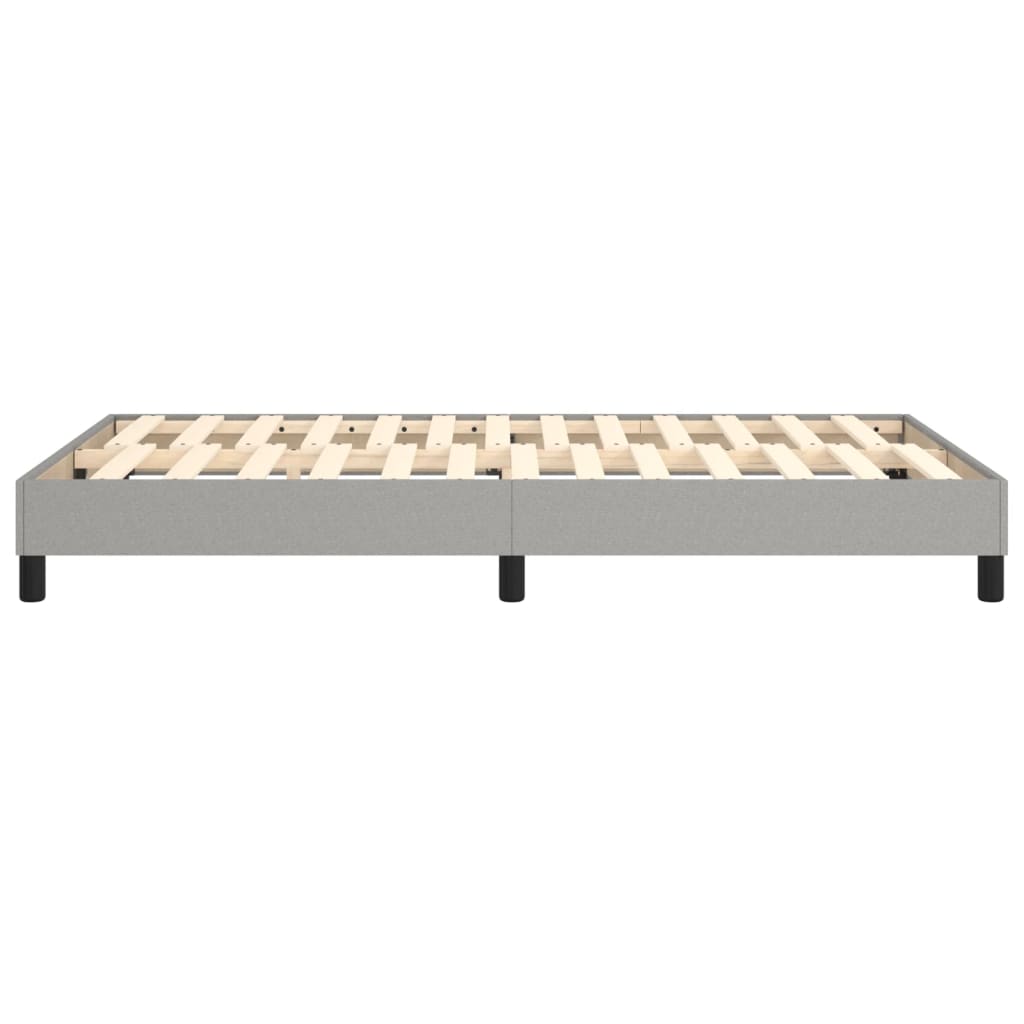 Struttura Letto a Rete a Molle Grigio Chiaro 120x200 cm Tessuto | homemem39