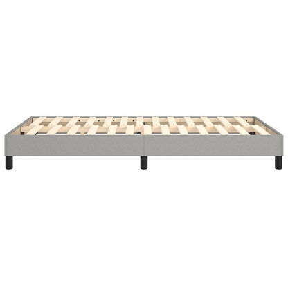 Struttura Letto a Rete a Molle Grigio Chiaro 120x200 cm Tessuto | homemem39