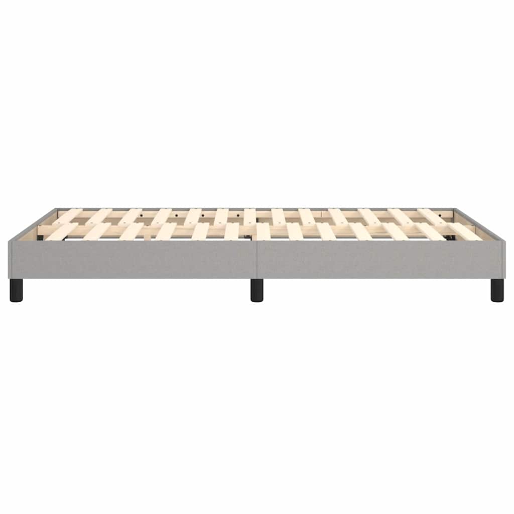 Struttura Letto a Rete a Molle Grigio Chiaro 120x200 cm Tessuto