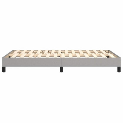Struttura Letto a Rete a Molle Grigio Chiaro 120x200 cm Tessuto