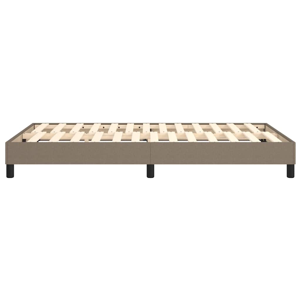 Struttura Letto a Rete a Molle Tortora 120x200 cm Tessuto