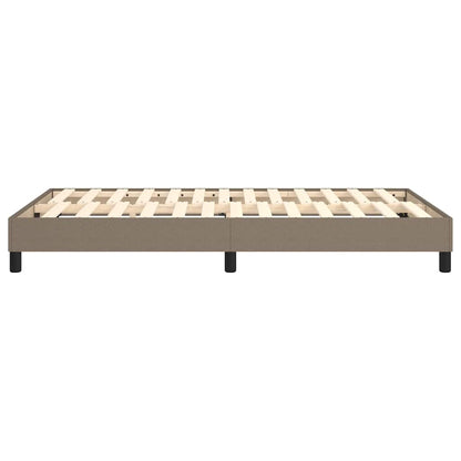 Struttura Letto a Rete a Molle Tortora 120x200 cm Tessuto