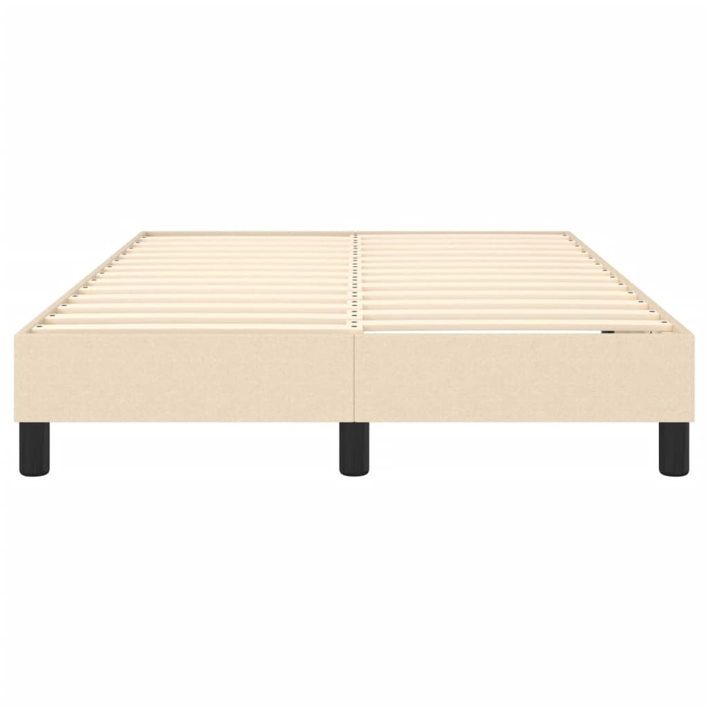Struttura Letto a Rete a Molle Crema 120x200 cm Tessuto | homemem39