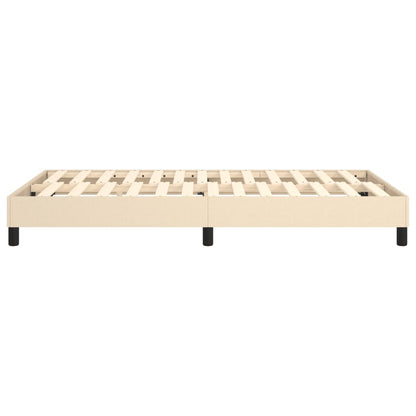 Struttura Letto a Rete a Molle Crema 120x200 cm Tessuto | homemem39