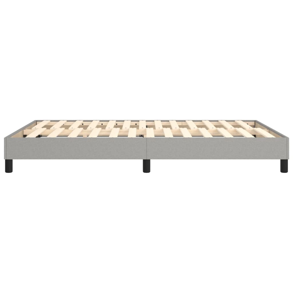 Struttura Letto a Rete a Molle Grigio Chiaro 140x190 cm Tessuto | homemem39