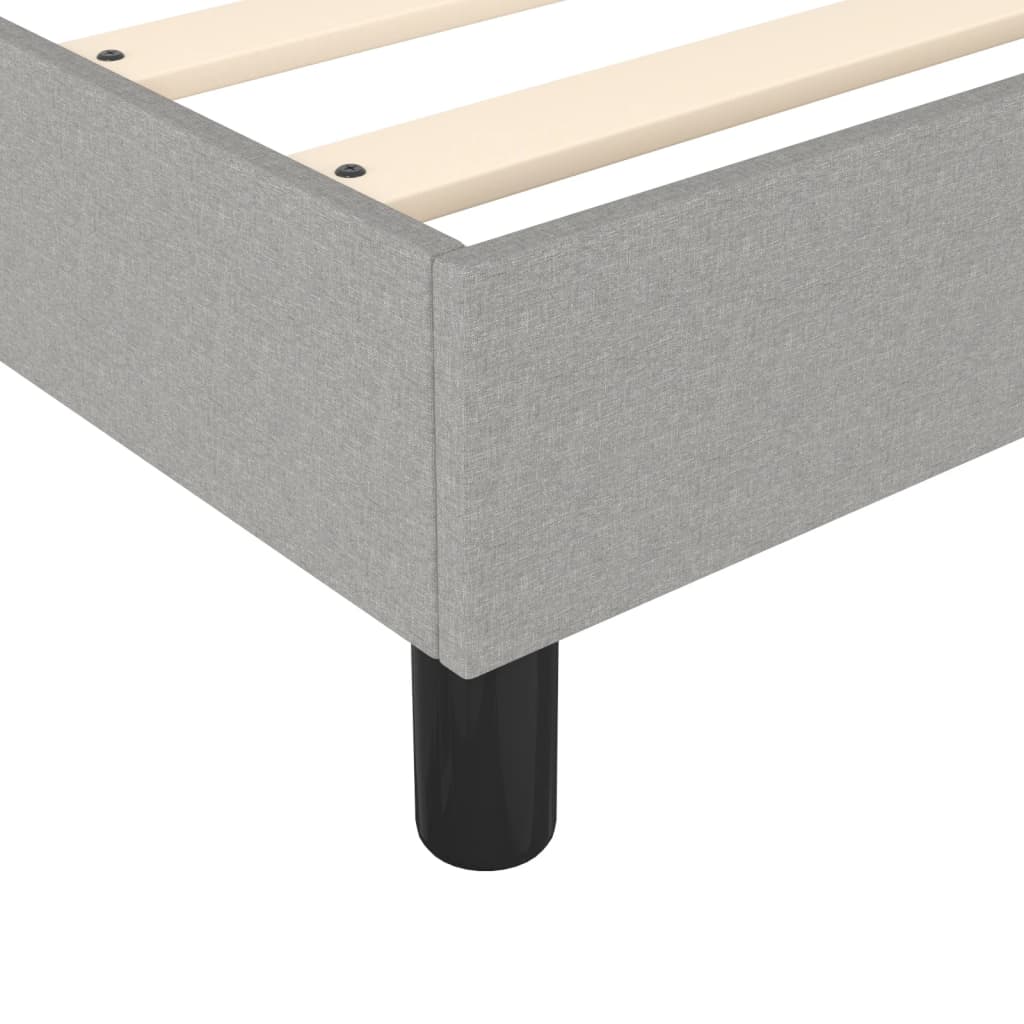 Struttura Letto a Rete a Molle Grigio Chiaro 140x190 cm Tessuto | homemem39