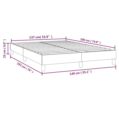 Struttura Letto a Rete a Molle Grigio Chiaro 140x190 cm Tessuto | homemem39