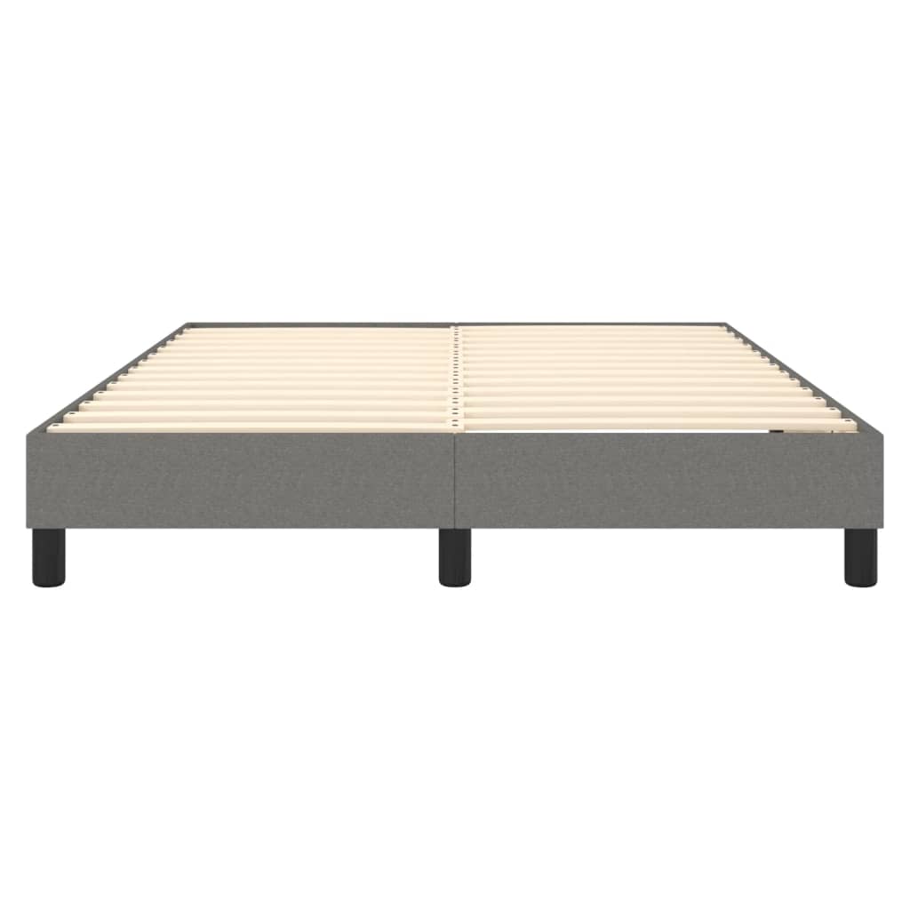 Struttura Letto a Rete a Molle Grigio Scuro 140x190 cm Tessuto | homemem39