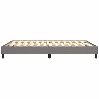 Struttura Letto a Rete a Molle Grigio Scuro 140x190 cm Tessuto