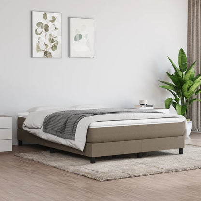 Struttura Letto a Rete a Molle Tortora 140x190 cm in Tessuto | homemem39