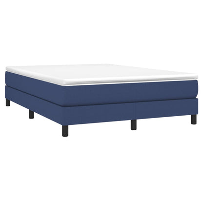 Struttura Letto a Rete a Molle Blu 140x190 cm in Tessuto | homemem39