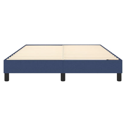 Struttura Letto a Rete a Molle Blu 140x190 cm in Tessuto | homemem39