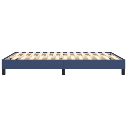 Struttura Letto a Rete a Molle Blu 140x190 cm in Tessuto | homemem39