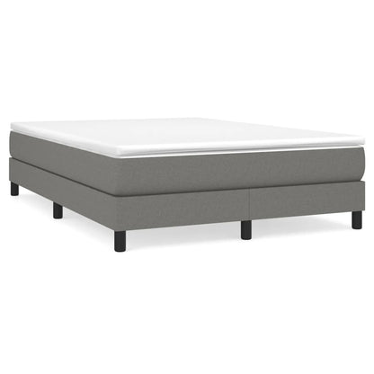 Struttura Letto a Rete a Molle Grigio Scuro 140x200 cm Tessuto