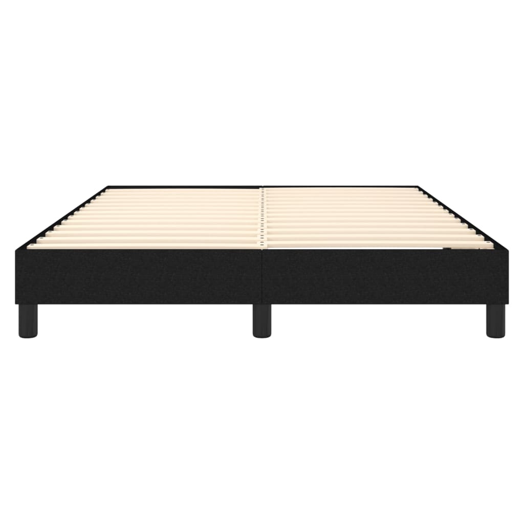 Struttura Letto a Rete a Molle Nero 140x200 cm in Tessuto | homemem39