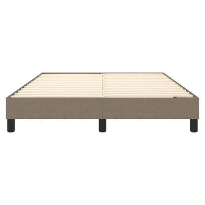 Struttura Letto a Rete a Molle Tortora 140x200 cm in Tessuto
