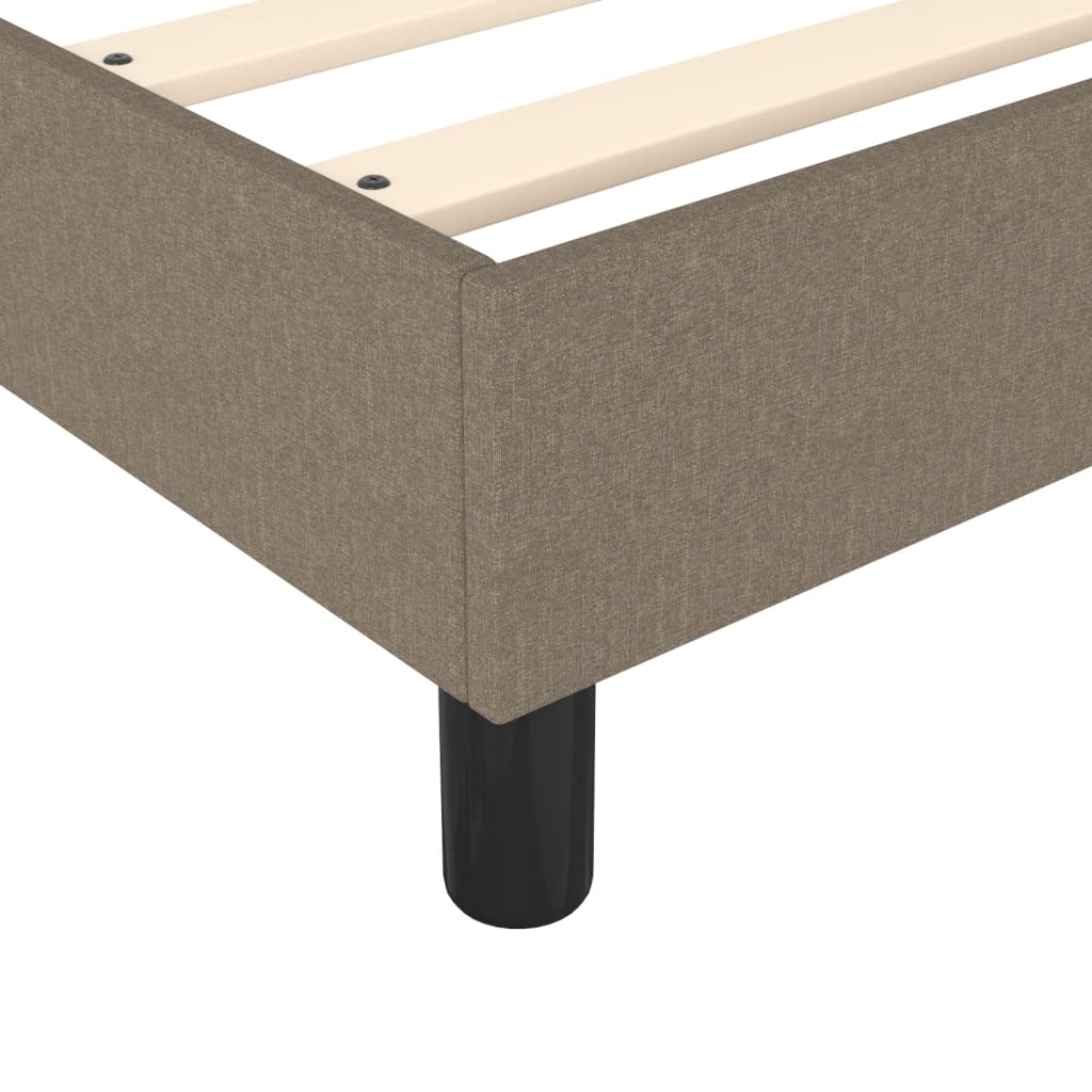 Struttura Letto a Rete a Molle Tortora 140x200 cm in Tessuto | homemem39