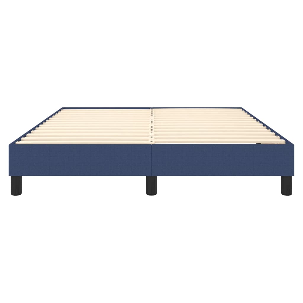 Struttura Letto a Rete a Molle Blu 140x200 cm in Tessuto | homemem39