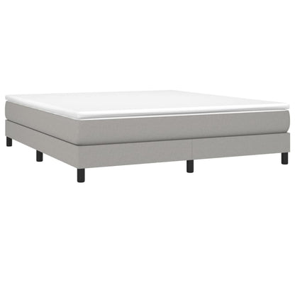 Struttura Letto a Rete a Molle Grigio Chiaro 160x200 cm Tessuto | homemem39