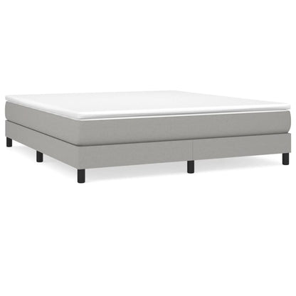 Struttura Letto a Rete a Molle Grigio Chiaro 180x200 cm Tessuto | homemem39