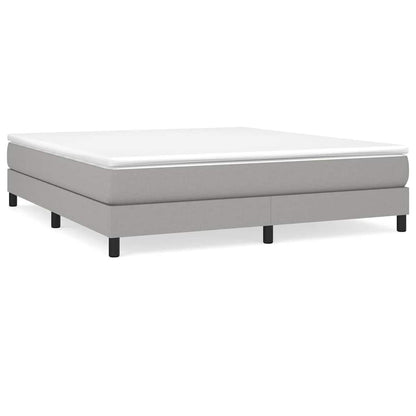 Struttura Letto a Rete a Molle Grigio Chiaro 180x200 cm Tessuto