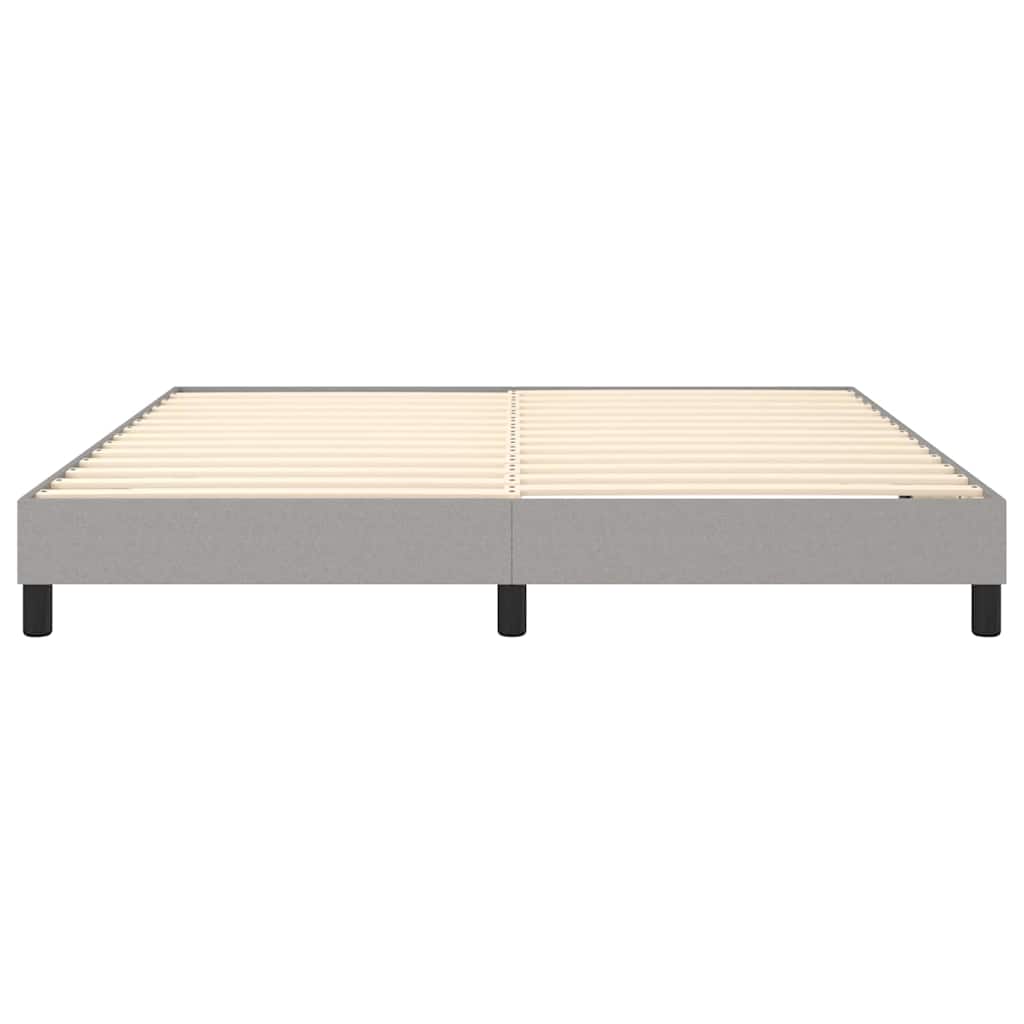 Struttura Letto a Rete a Molle Grigio Chiaro 180x200 cm Tessuto